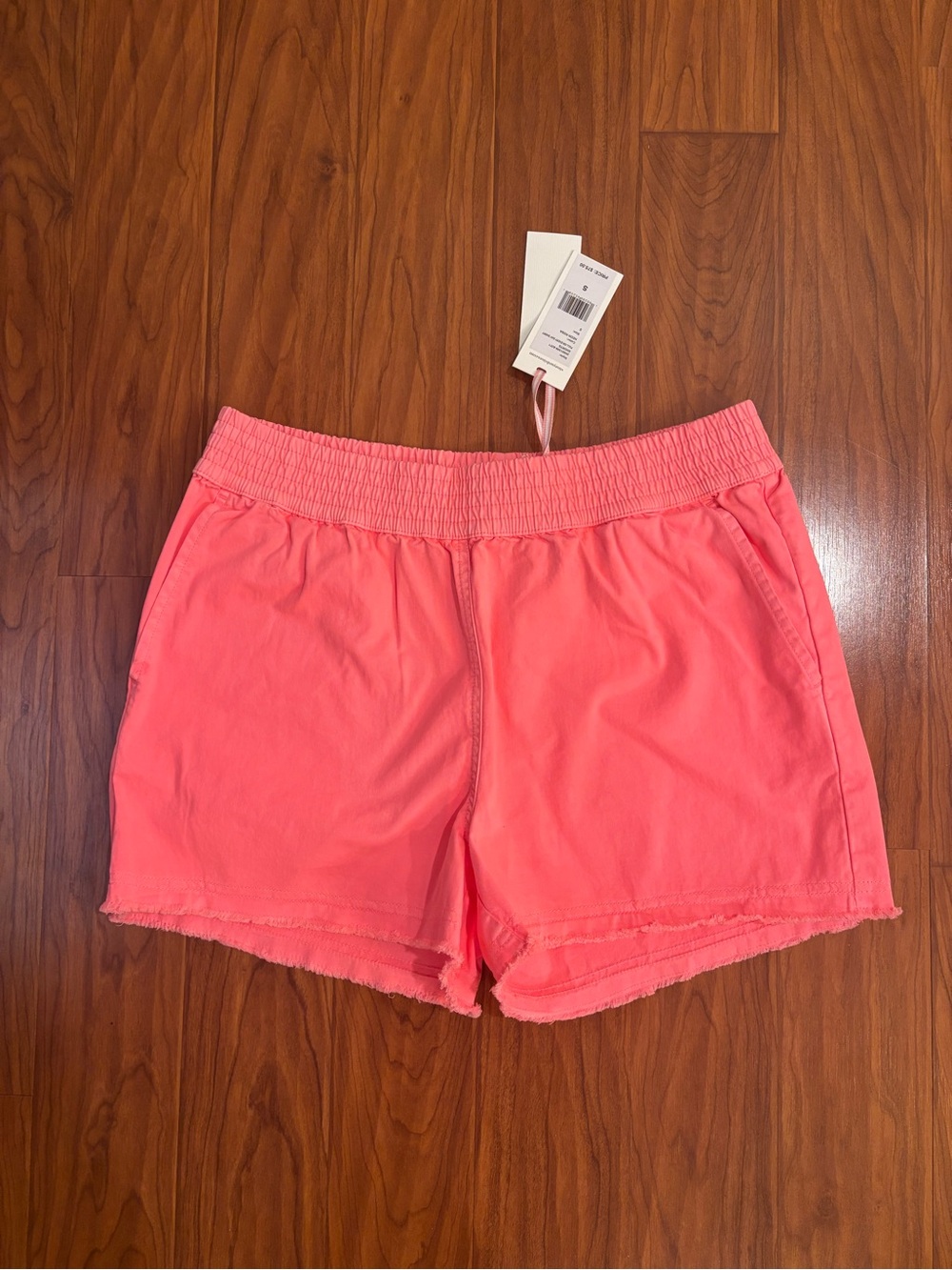 NWT Vineyard Vines Pull On Every Day Shorts Neon Rosa Womens Small